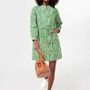 Tuckernuck Green Dot Crosby Dress